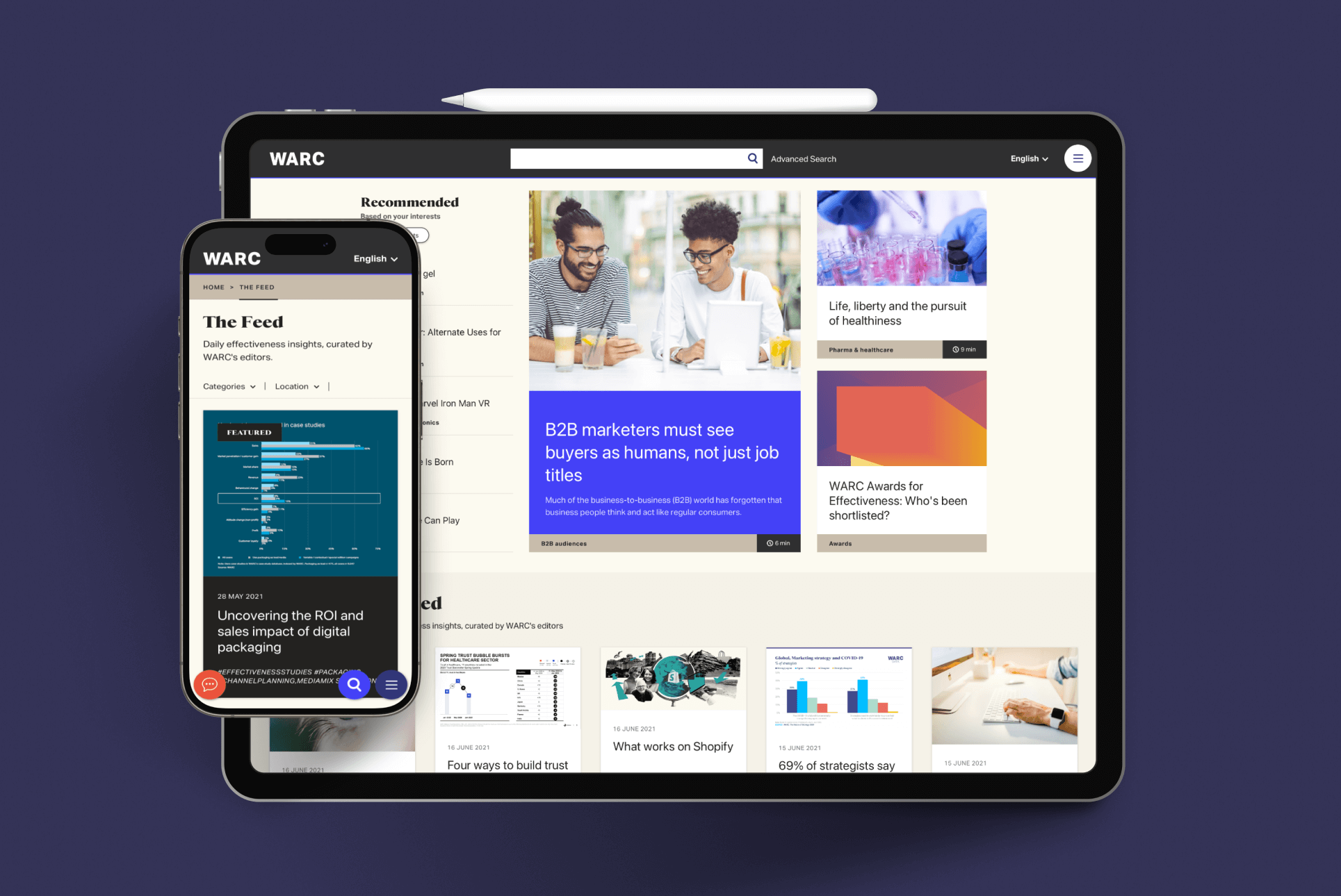 WARC: Branding & Website Design.